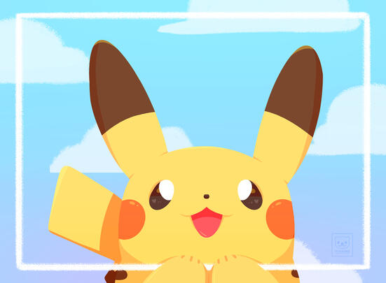Pokemon | Pikachu Peek